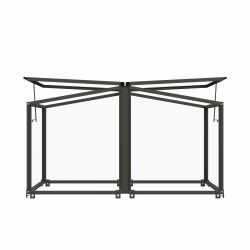 Royal Well Parsley Planter small broeikas 60x80x46cm - groengrijs