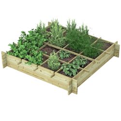Royal Well Wild Celery planter 120x120x20cm - geimpregneerd grenen