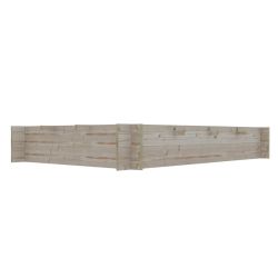 Royal Well Crispy Lettuce planter 80x120x20cm - onbehandeld grenen