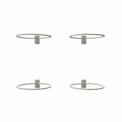 Royal Well set van 4 pothouders voor tuinkas - wit