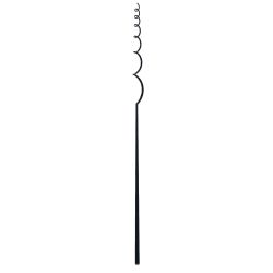 Royal Well plantspiralen (set 4 stuks) - zwart
