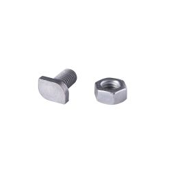 Royal Well hamerkopbouten en moeren RVS (set van 10 stuks)