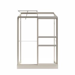 Royal Well muurkas Emma 1 met veiligheidsglas en fundering - wit