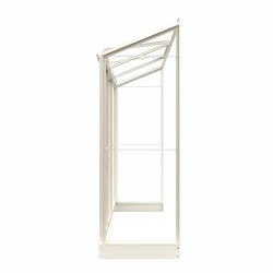 Royal Well muurkas Emma 2 met veiligheidsglas en fundering - wit