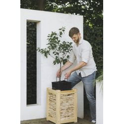 Royal Well Max bloembak/plantenbak 60x40x40 cm - hout