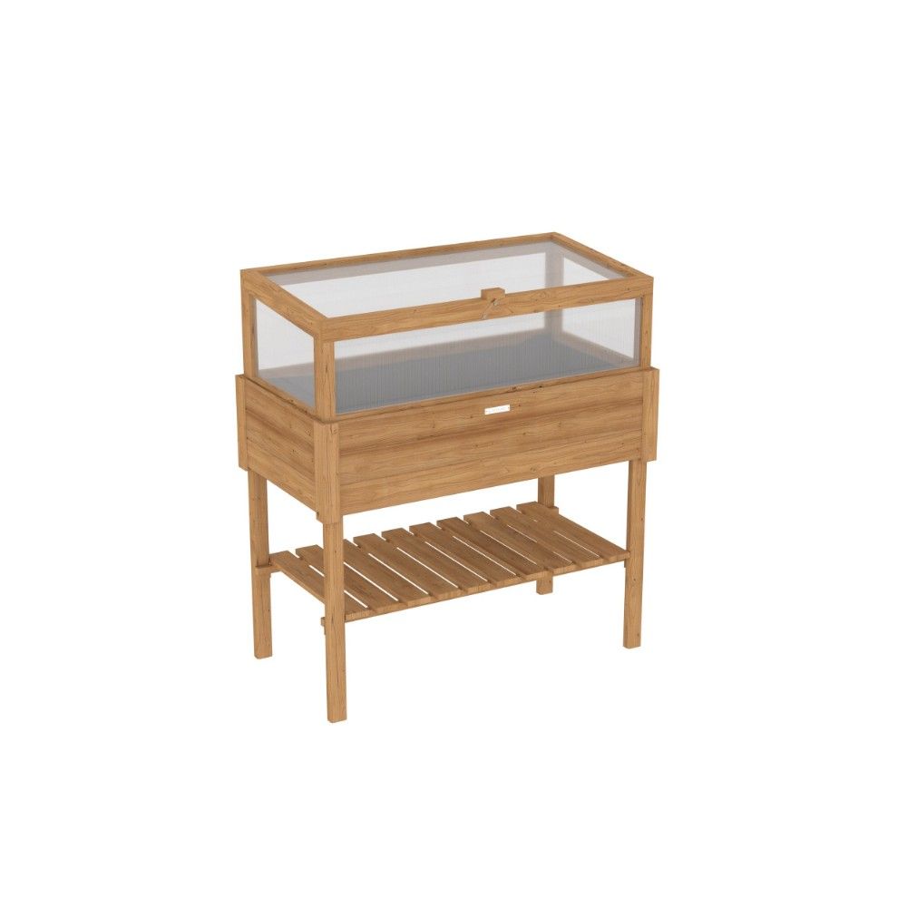 Royal Well Basilicum broeikas op poten 108x100x50 cm - hout