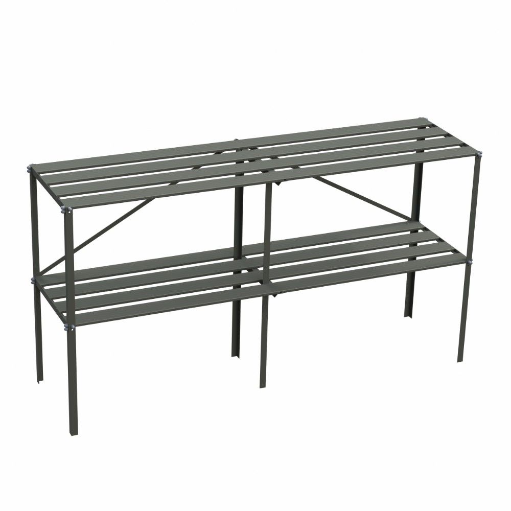 Royal Well kweektafel vrijstaand 165x45x90 cm - groengrijs