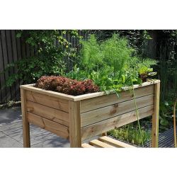 Royal Well Verrijdbare kweektafel - Planter-on-wheels