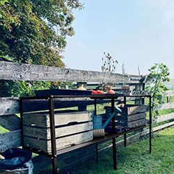 Kweektafels en schappen